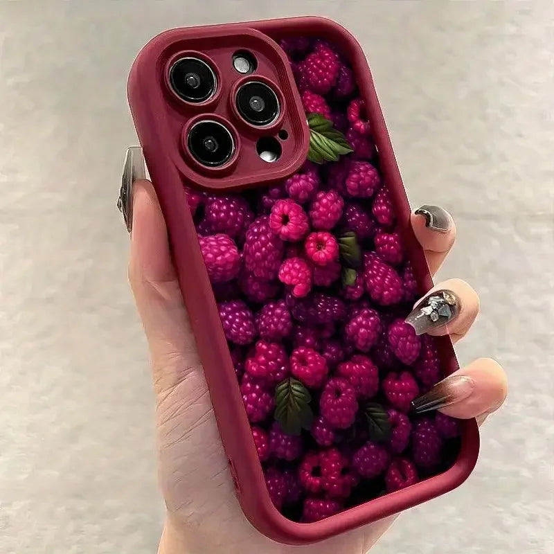 2025 Customizable TPU Mobile Phone Case for iPhone 17/16/15 Plus Meteorite Texture Large Holes Ins Style UV Painting Ins Style
