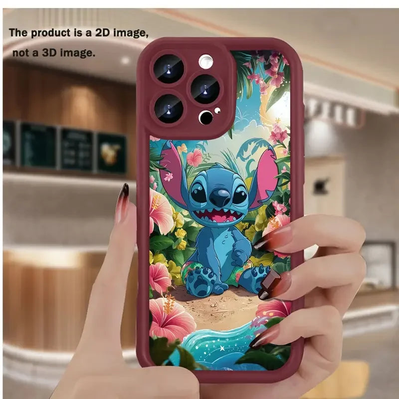 2025 Customizable TPU Mobile Phone Case for iPhone 17/16/15 Plus Meteorite Texture Large Holes Ins Style UV Painting Ins Style