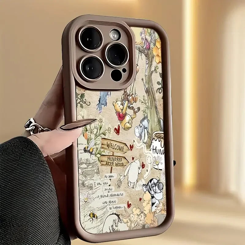 2025 Customizable TPU Mobile Phone Case for iPhone 17/16/15 Plus Meteorite Texture Large Holes Ins Style UV Painting Ins Style