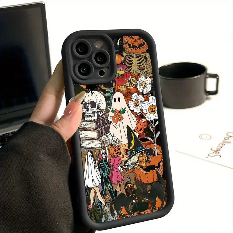 2025 Customizable TPU Mobile Phone Case for iPhone 17/16/15 Plus Meteorite Texture Large Holes Ins Style UV Painting Ins Style