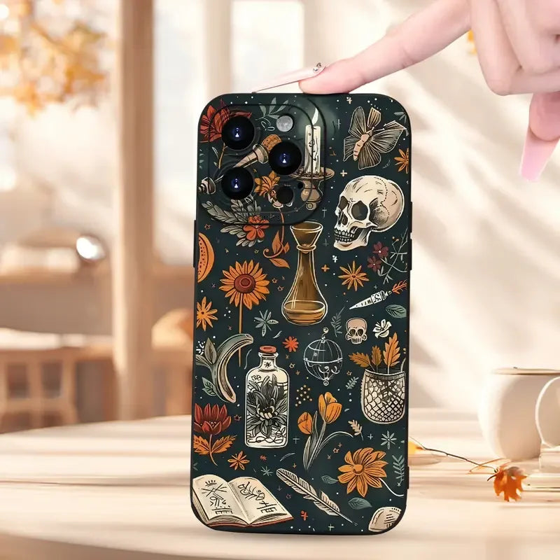 2025 Customizable TPU Mobile Phone Case for iPhone 17/16/15 Plus Meteorite Texture Large Holes Ins Style UV Painting Ins Style