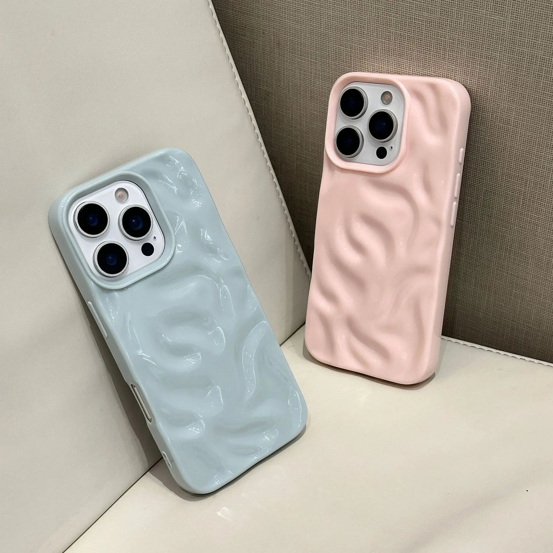 2025 Customizable TPU Mobile Phone Case for iPhone 17/16/15 Plus Meteorite Texture Large Holes Ins Style UV Painting Ins Style