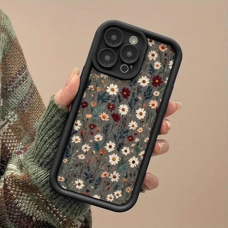 2025 Customizable TPU Mobile Phone Case for iPhone 17/16/15 Plus Meteorite Texture Large Holes Ins Style UV Painting Ins Style