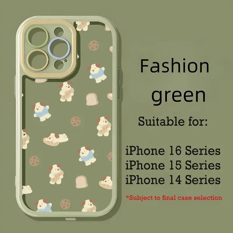 2025 Customizable TPU Mobile Phone Case for iPhone 17/16/15 Plus Meteorite Texture Large Holes Ins Style UV Painting Ins Style