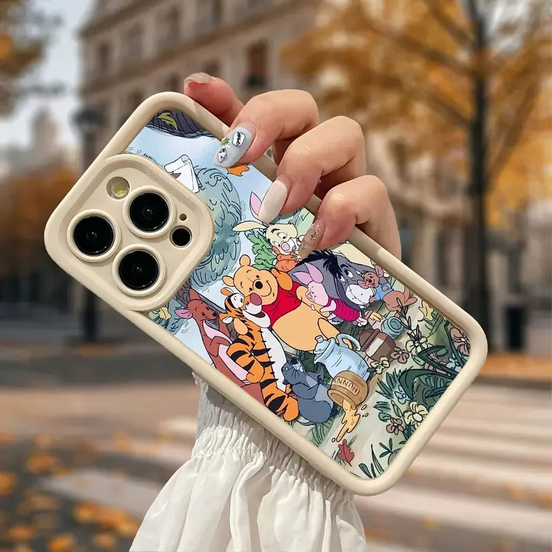 2025 Customizable TPU Mobile Phone Case for iPhone 17/16/15 Plus Meteorite Texture Large Holes Ins Style UV Painting Ins Style