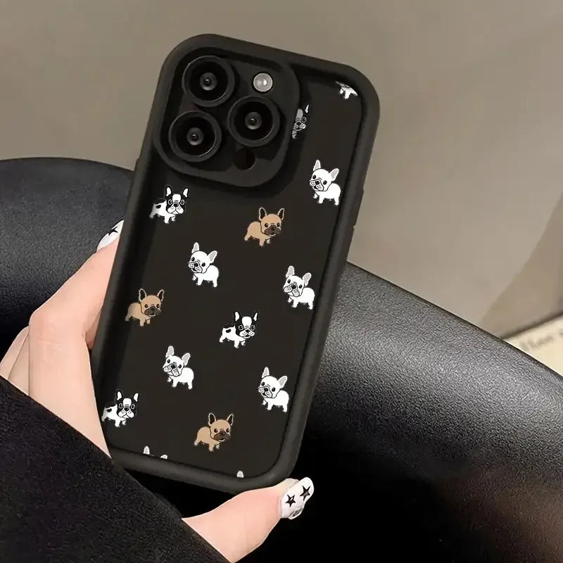 2025 Customizable TPU Mobile Phone Case for iPhone 17/16/15 Plus Meteorite Texture Large Holes Ins Style UV Painting Ins Style