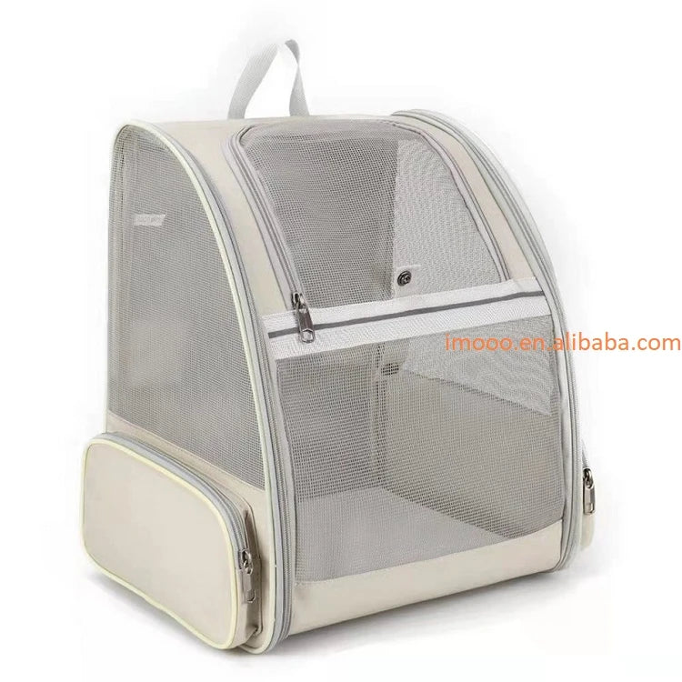 Factory Price Pet Carrier Cat Dog Backpack Breathable Cat Travel Outdoor Shoulder Bag Bird Rabbit Carrying Pet Supplies