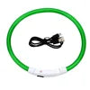 Electronic Pet LED Dog Collar Led Dog Glow in Dark Adjustable Luminous Pet Collars Night Safety Dog LED Collar Pet Supplies