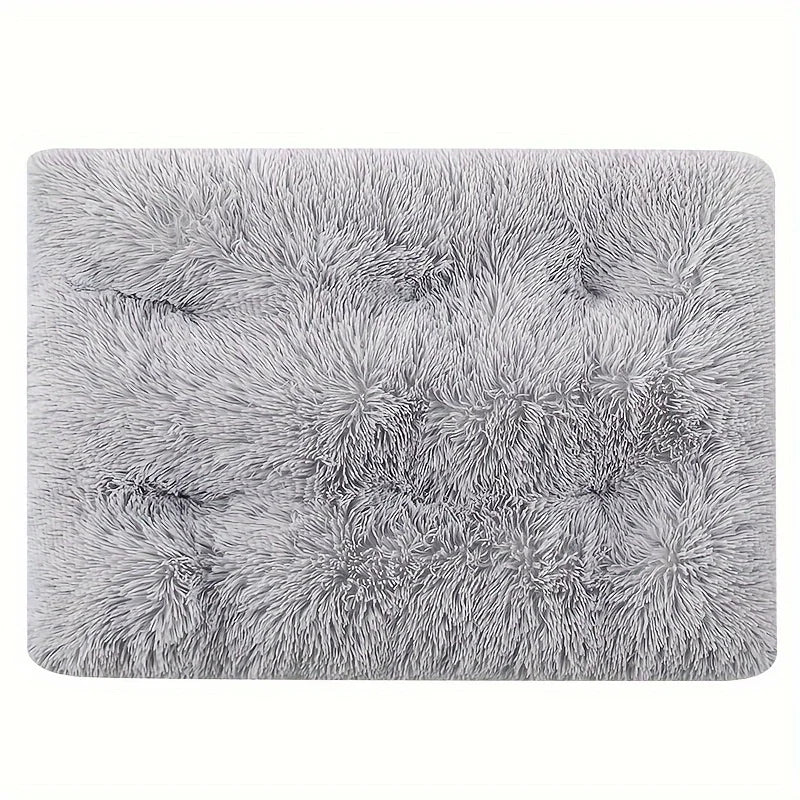 Winter Warm Thickened Long Plush Dog Bed Mat Washable Large Dog Sofa Mat Soft Sleeping Kennel Pet Supplies Dog Products