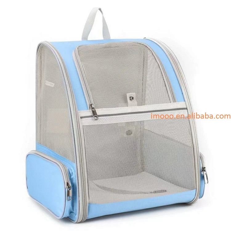Factory Price Pet Carrier Cat Dog Backpack Breathable Cat Travel Outdoor Shoulder Bag Bird Rabbit Carrying Pet Supplies