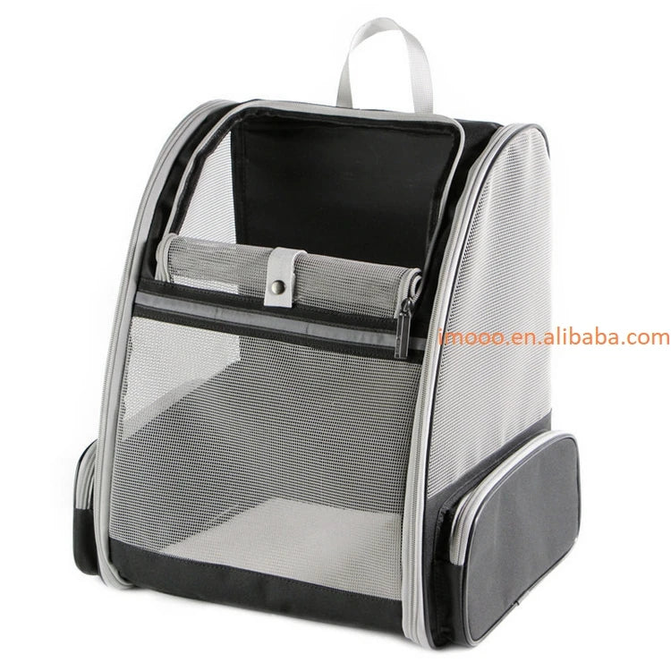 Factory Price Pet Carrier Cat Dog Backpack Breathable Cat Travel Outdoor Shoulder Bag Bird Rabbit Carrying Pet Supplies