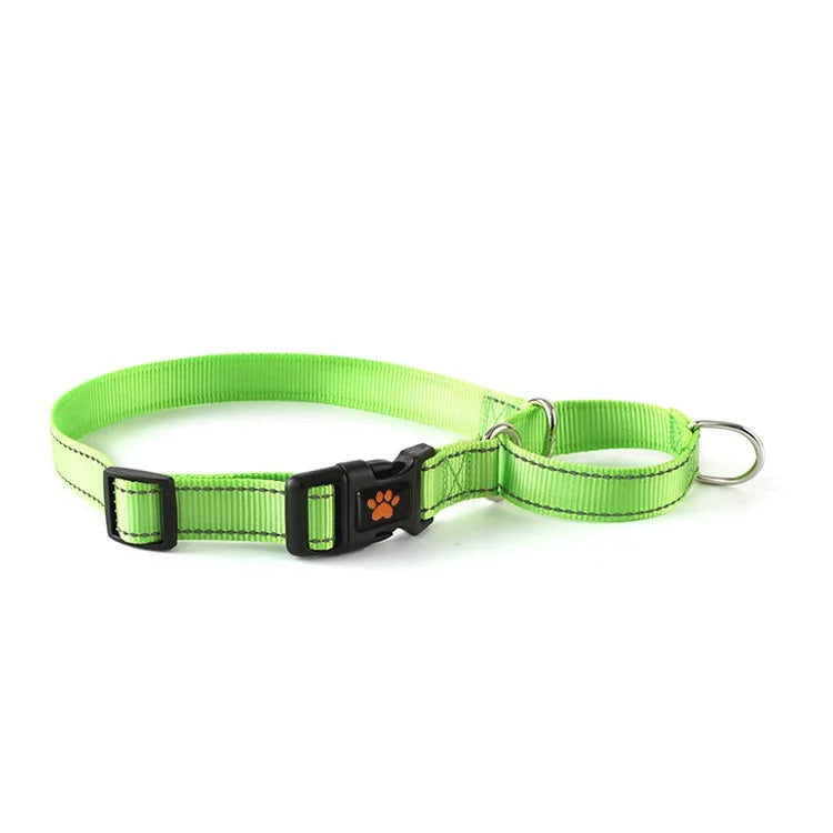 Pet Supplies Adjustable P Training Anti-riot Dog Outdoor Walking  Nylon Collar Accessories