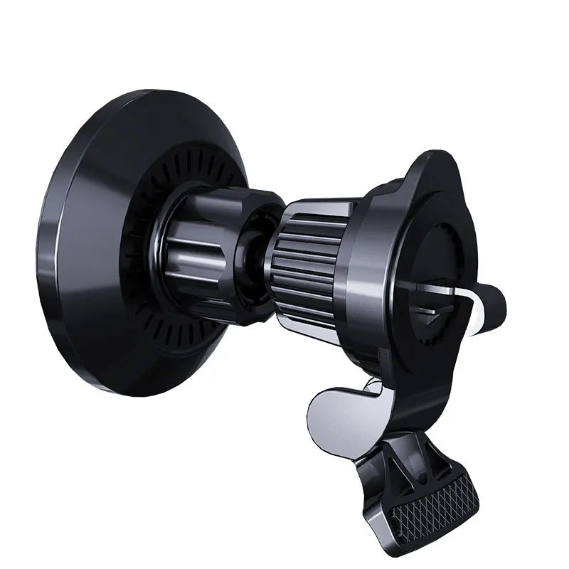 Custom ABS Mobile Phone Holder Smart QC3.0 PD 3.0 15W Fast Car Magnet Charger Wireless Charging Magnetic Car Wireless Charger