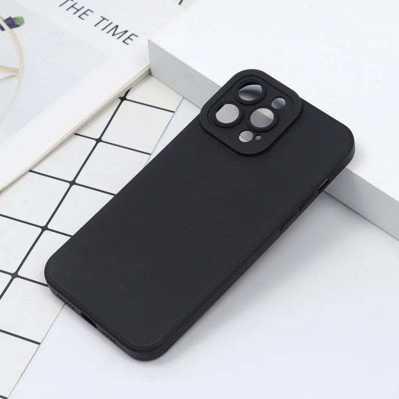 2025 Customizable TPU Mobile Phone Case for iPhone 17/16/15 Plus Meteorite Texture Large Holes Ins Style UV Painting Ins Style