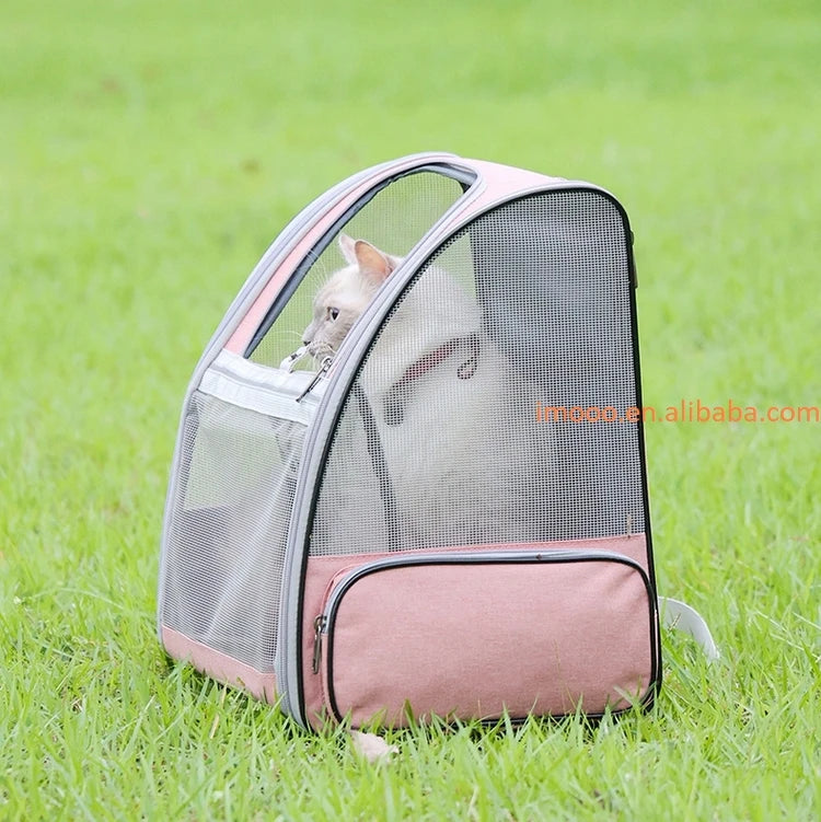 Factory Price Pet Carrier Cat Dog Backpack Breathable Cat Travel Outdoor Shoulder Bag Bird Rabbit Carrying Pet Supplies
