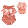 Pet Supplies Designer Simply Big Dog Sleepwear Clothing Puppy Cat Shirt Costume Soft Silk Lapel Two-Legged Dog Pajamas