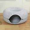 Washable Felt Cats House Basket Breathable Egg-Type Mat for Small Dog Puppy Funny Pet Toy Cat Tunnel Cave Beds Nest Pet Supplies