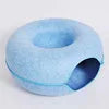 Washable Felt Cats House Basket Breathable Egg-Type Mat for Small Dog Puppy Funny Pet Toy Cat Tunnel Cave Beds Nest Pet Supplies