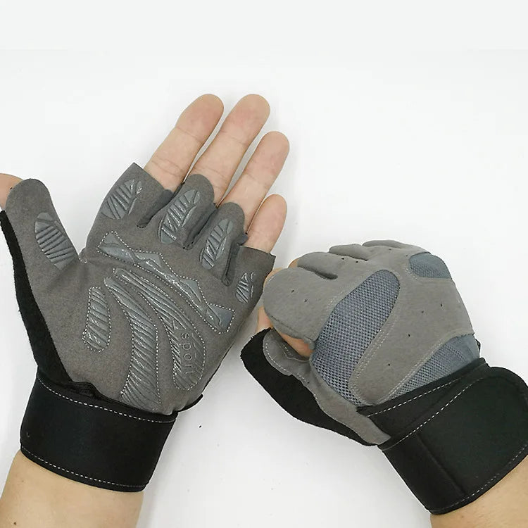 2023 Wholesale Exercise Half Finger Men Women Summer Thin Breathable Anti-skid Outdoor Sports Cycling Gloves Wholesale