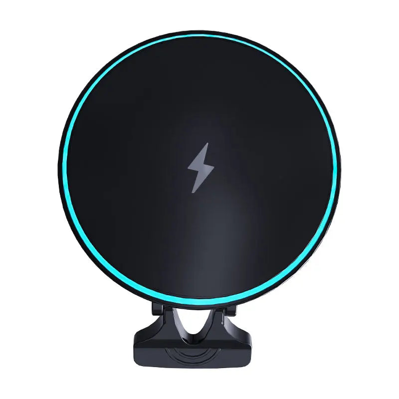 Custom ABS Mobile Phone Holder Smart QC3.0 PD 3.0 15W Fast Car Magnet Charger Wireless Charging Magnetic Car Wireless Charger